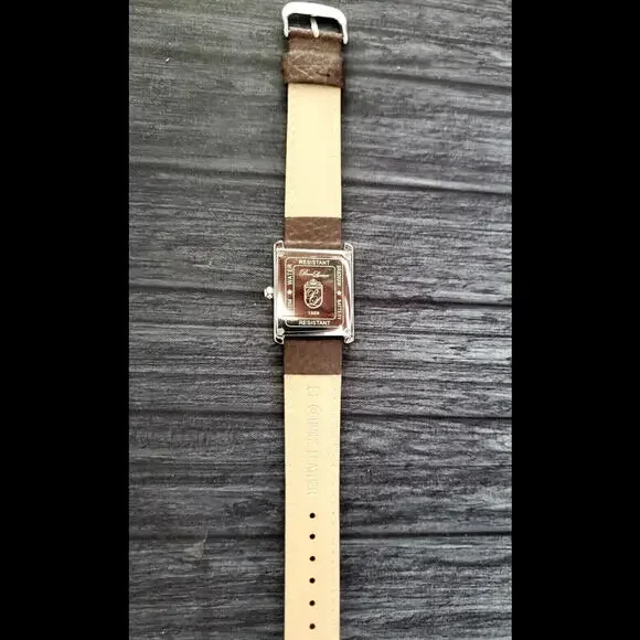 Swiss Design Pierre Lucerne Tank Mens Watch Brown‎ Band